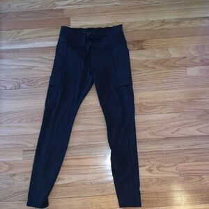 Athleta Black Cargo Legging size S